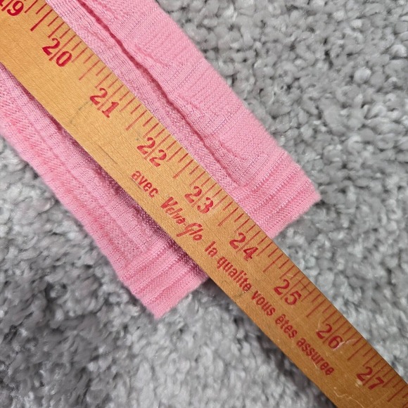 Missoni Women Pink Knit Cardigan Size 42 Handkerchief Hem Open Front Luxury - Picture 14 of 16